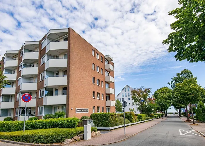 Haus Beau Rivage Strandbude شقة *